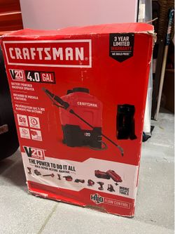 Craftsman backpack battery powered sprayer