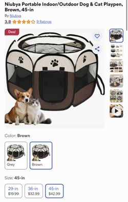 Foldable Travel Pet Playpen