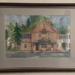 1986 Original Watercolors - Karen G. Fitzgerald (Concord, MA)  - Set of 2 Price: $340