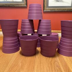 12 - New Purple Plastic Plant Holder. 
