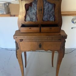 **pending Sale** Beautiful Antique French Miniature Desk *pending Sale”