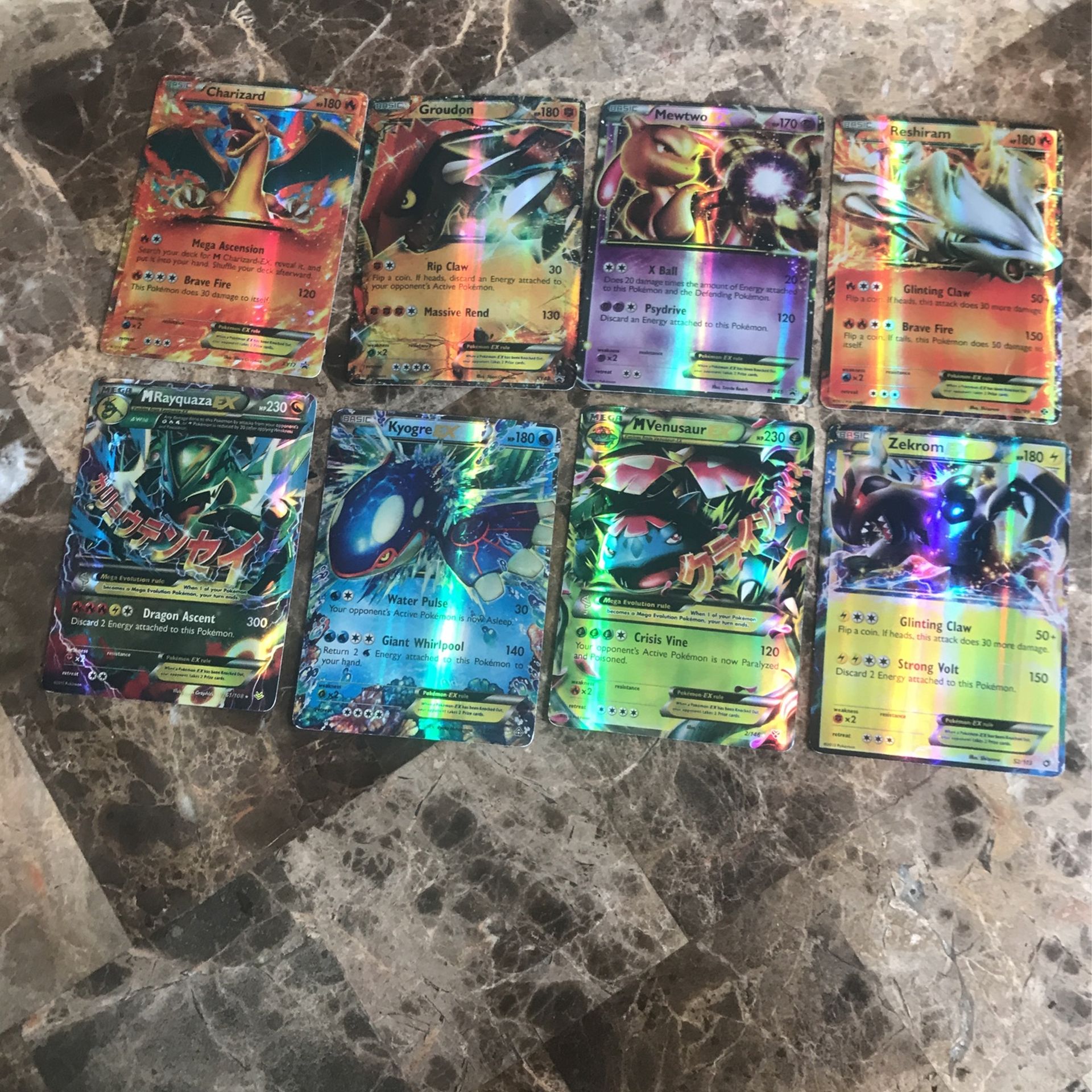6 Ex’s And 2 Mega Ex Pokémon Cards!