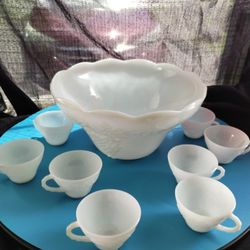 White Milk Glass 