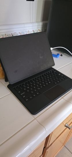 Samsung Tab S7 FE w/ Case Keyboard.