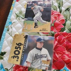 Jeff Bagwell Baseball Cards Lot 