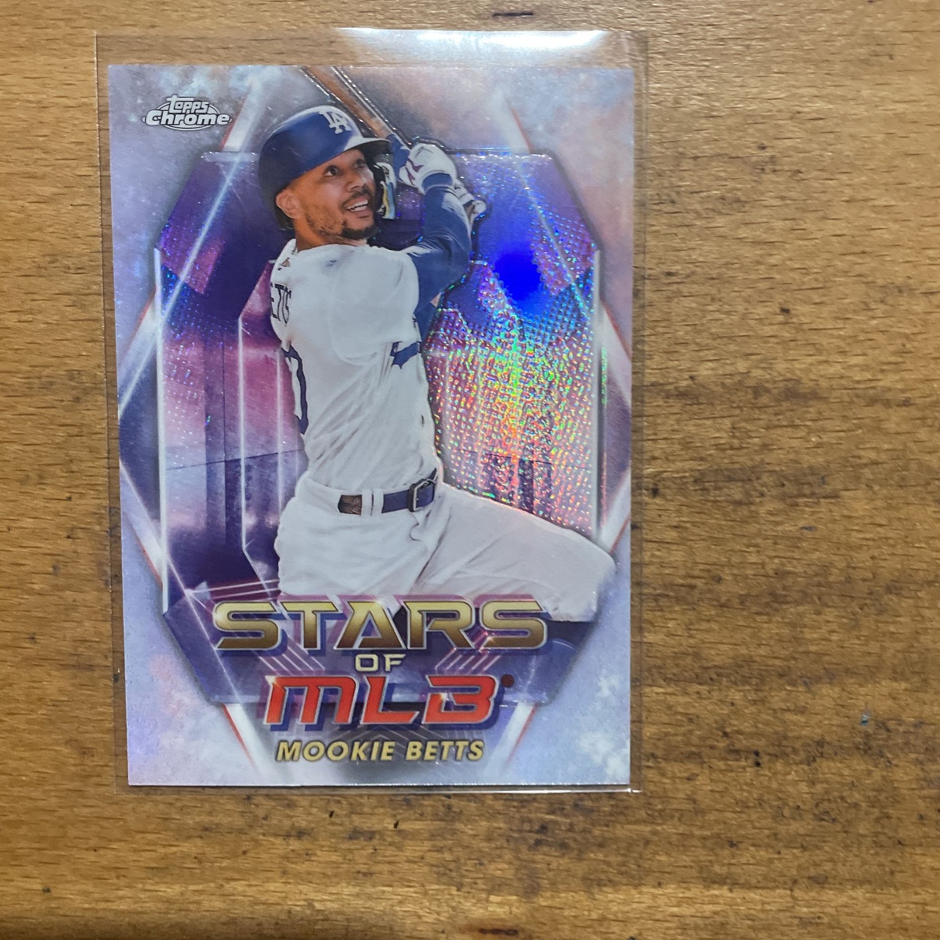 2023 TOPPS MOOKIE BETTS CHROME STARS OF MLB CARD 