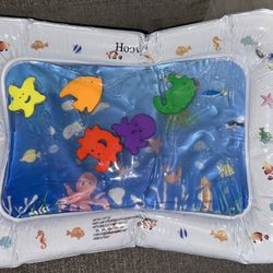 Hoovy Inflatable Tummy Time Water Play Mat 