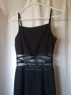 Black evening dress