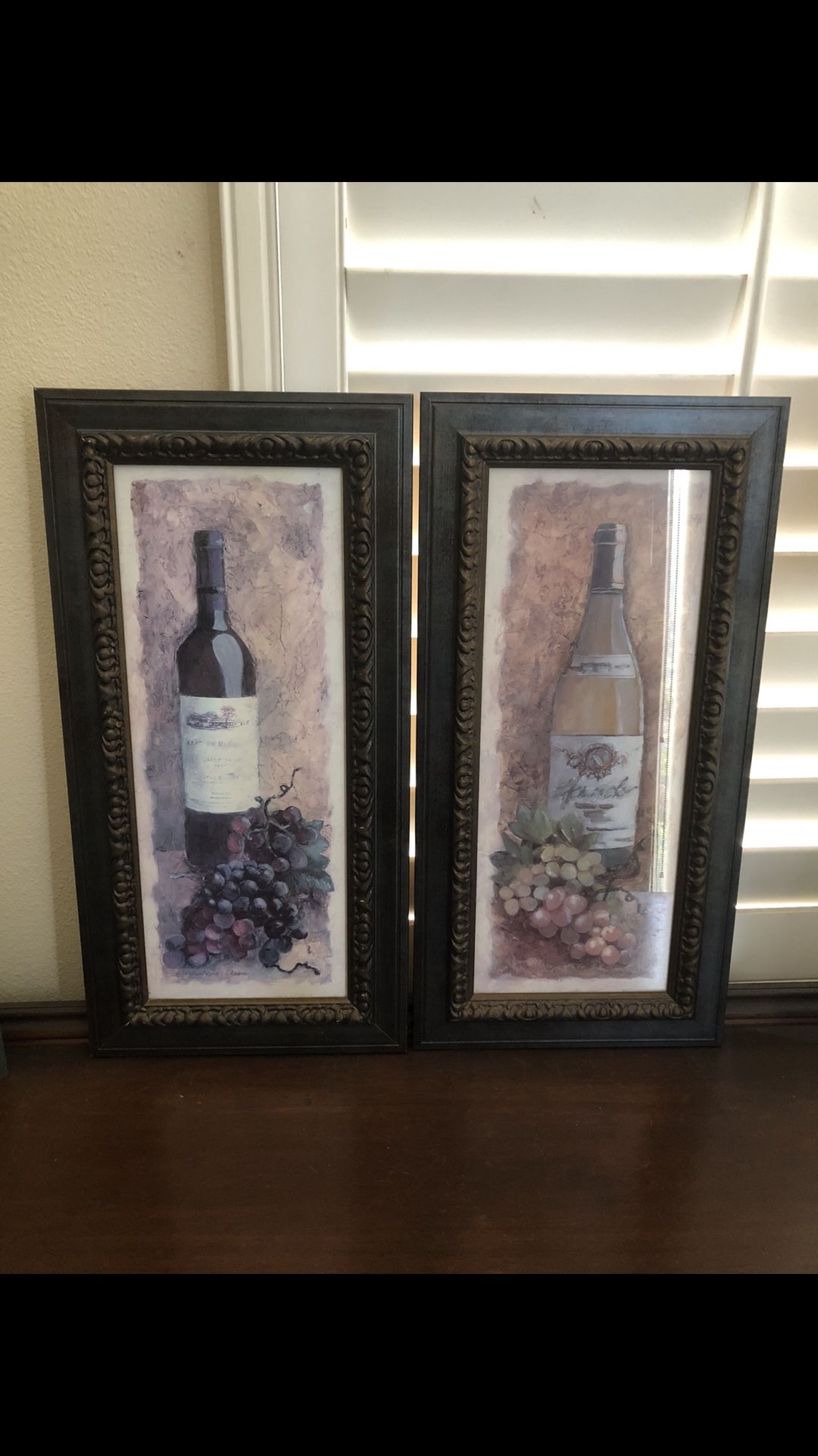 Two wine pictures