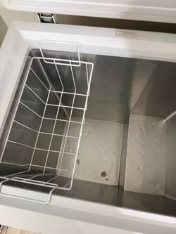 Chest Freezer with Wire Basket