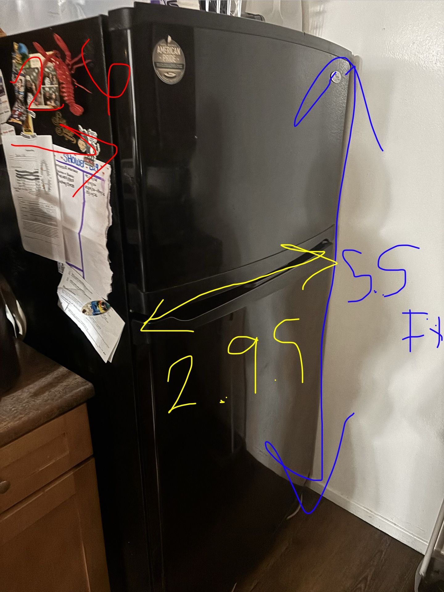 Whirlpool Fridge For Parts Or Repair *NOT WORKING*