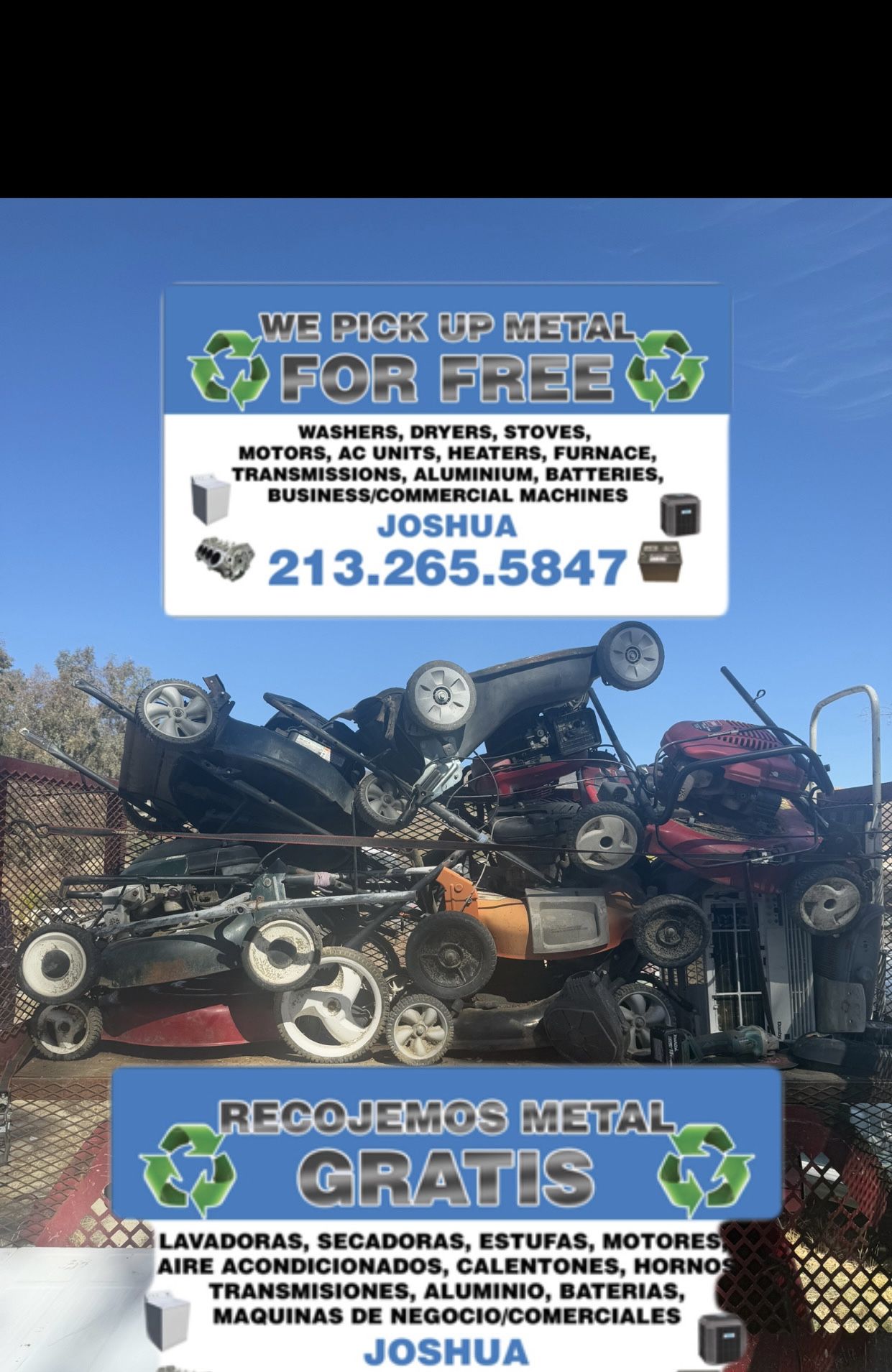 Picking Up Metal All Over Riverside County