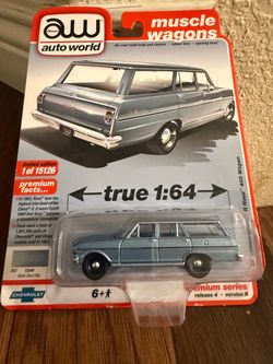 Auto World 1963 Chevy II Nova 400 Wagon – Limited Edition 1:64 Die-Cast