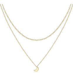 Moon Layered Choker Necklace