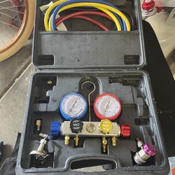 AC Gages - 4 Hose Set-up, New 
