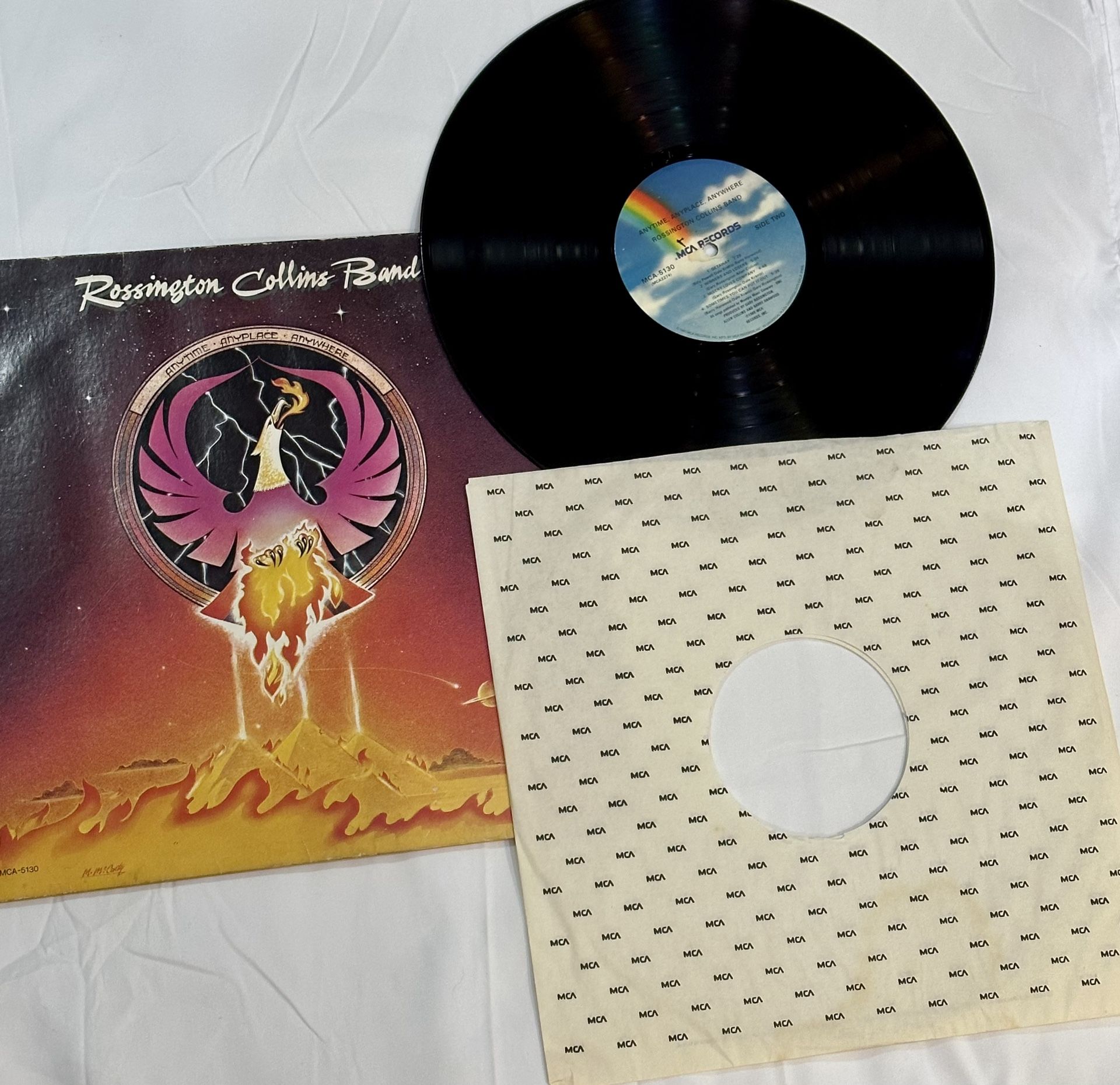 Rossington Collins Band Vinyl Anytime Anyplace Anywhere Vtg 1980 Record Album
