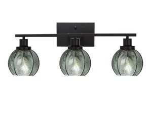 3-Light Bathroom Vanity Light, Green