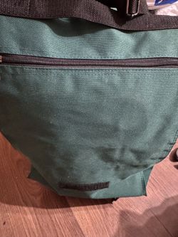 Green shopping trolley bag