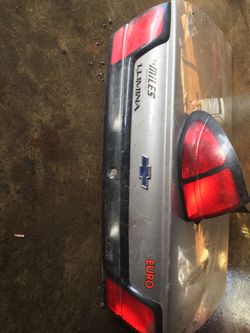 Chevy lumina trunk and lights no cracks