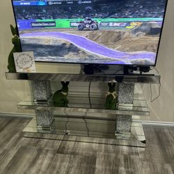 Glass Entertainment Console