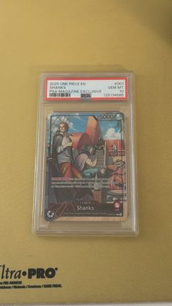 2025 One Piece Shanks PSA 10 Promo