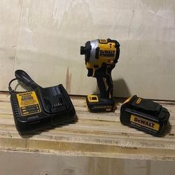 Dewalt Hammer Drill, large Battery And Charger