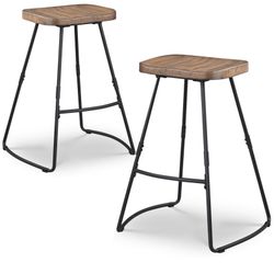 New  Set of 2, Bar Height Stools 29 Inch Kitchen Bar Stools,