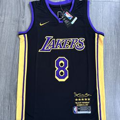 Kobe Bryant Lakers Black Jersey #8