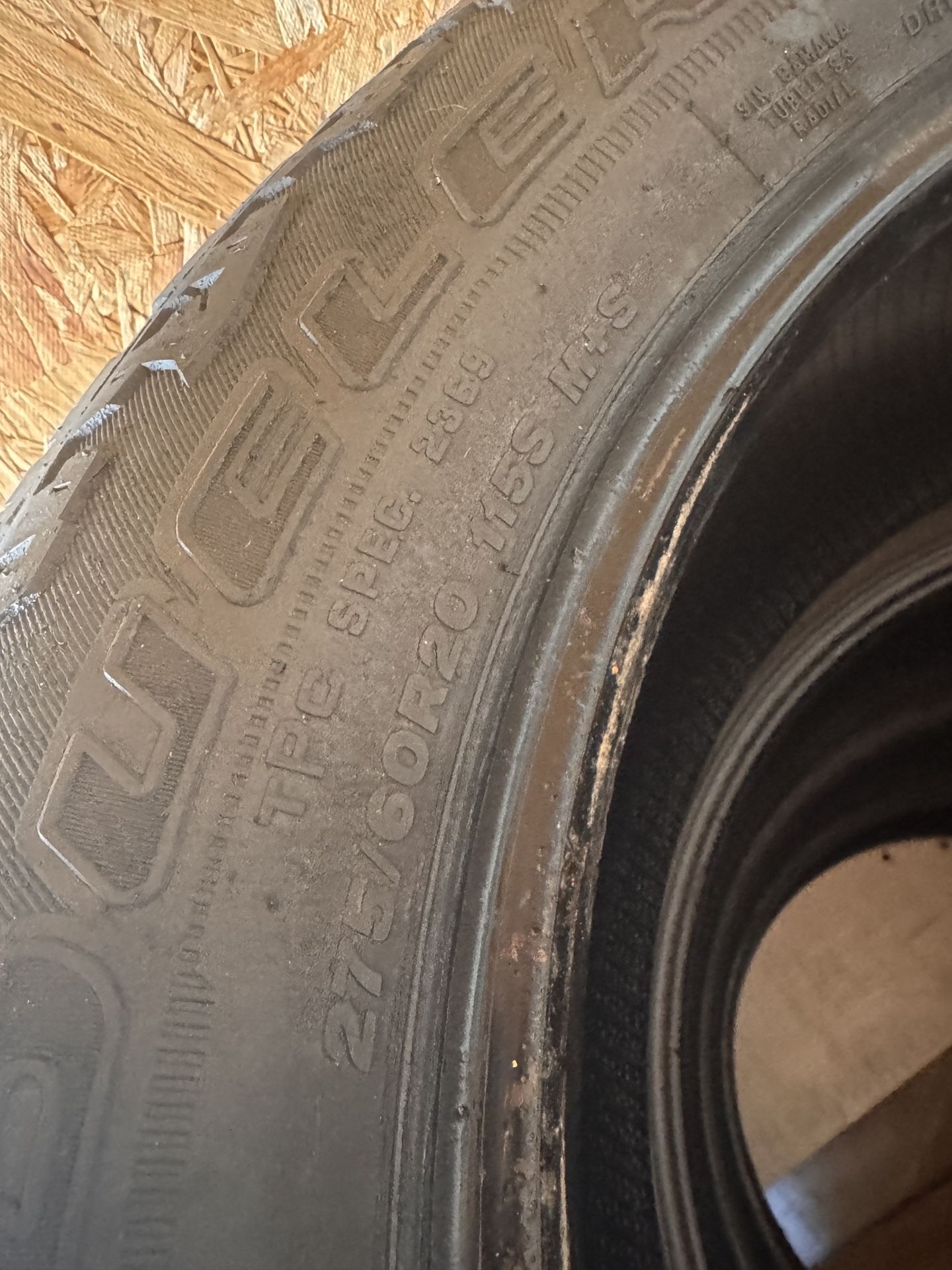 4 Bridgestone Dueler Tires