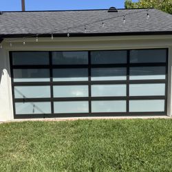 Standard size glass Garage Door 