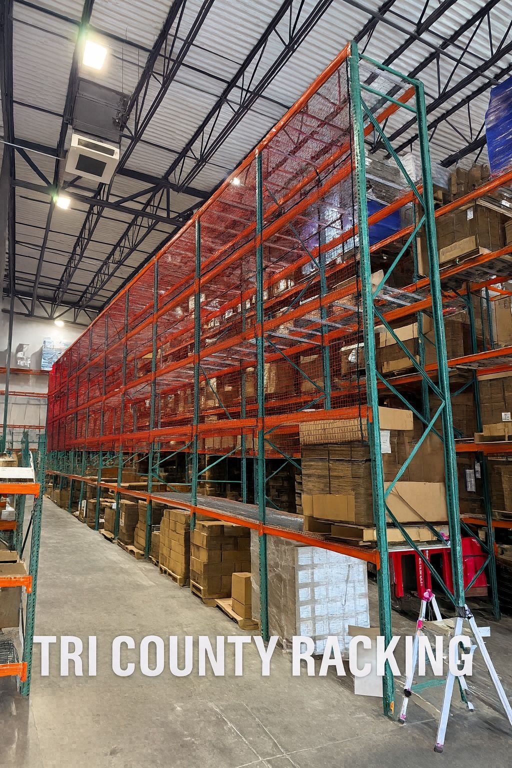 Industrial Pallet Racks Beams Uprights Wire Decks 