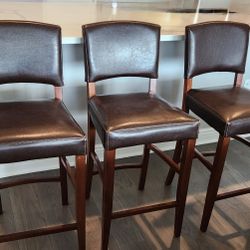 Set Of 3 Bar Stools 