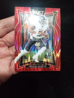 Michael Penix Jr 2024 Select Red Shock /249 RC