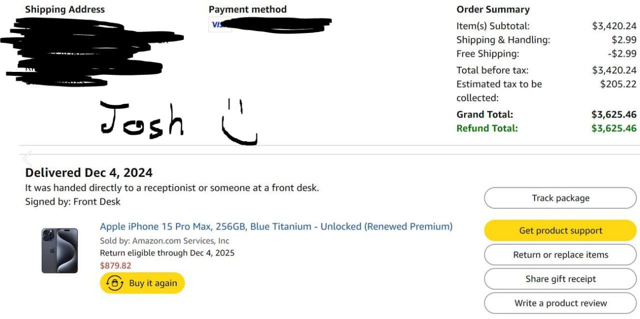 Amazon orders 40%