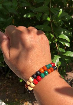 Unisex Colorful stretch bracelet 7 1/2