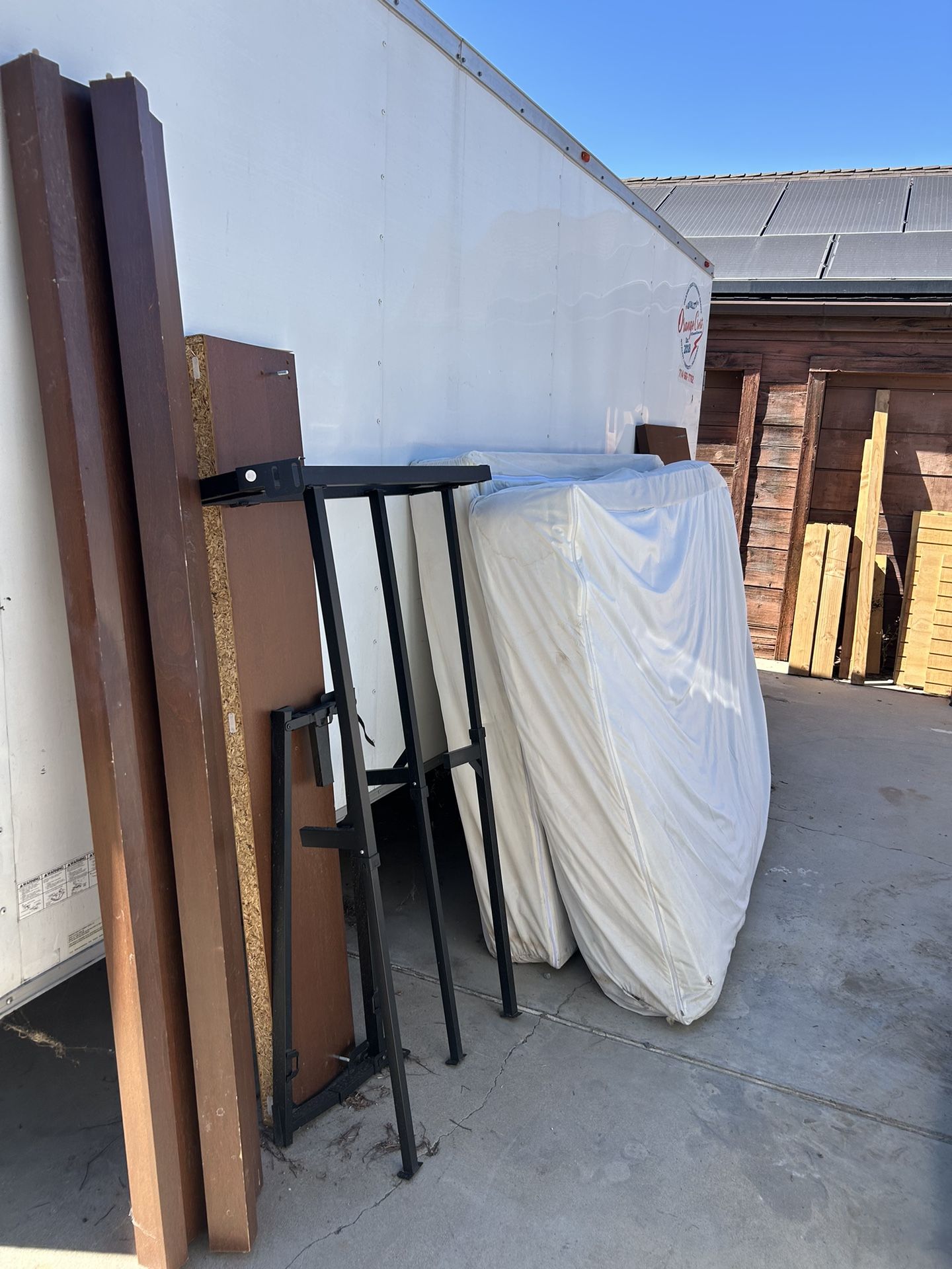 Free Queen Bed, Box Spring, Bed frame andHeadboard
