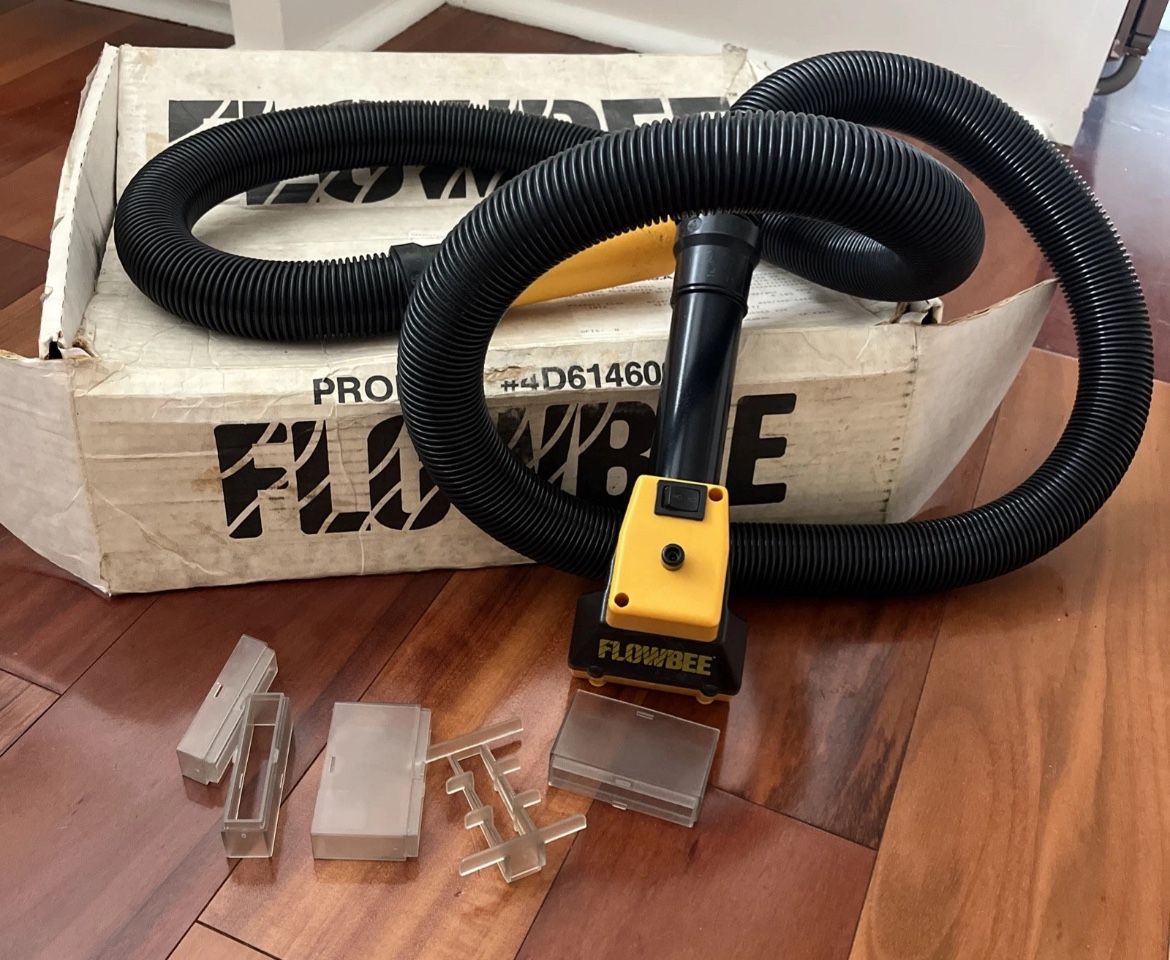Flowbee Haircutting System With Attachments w/ Original Box