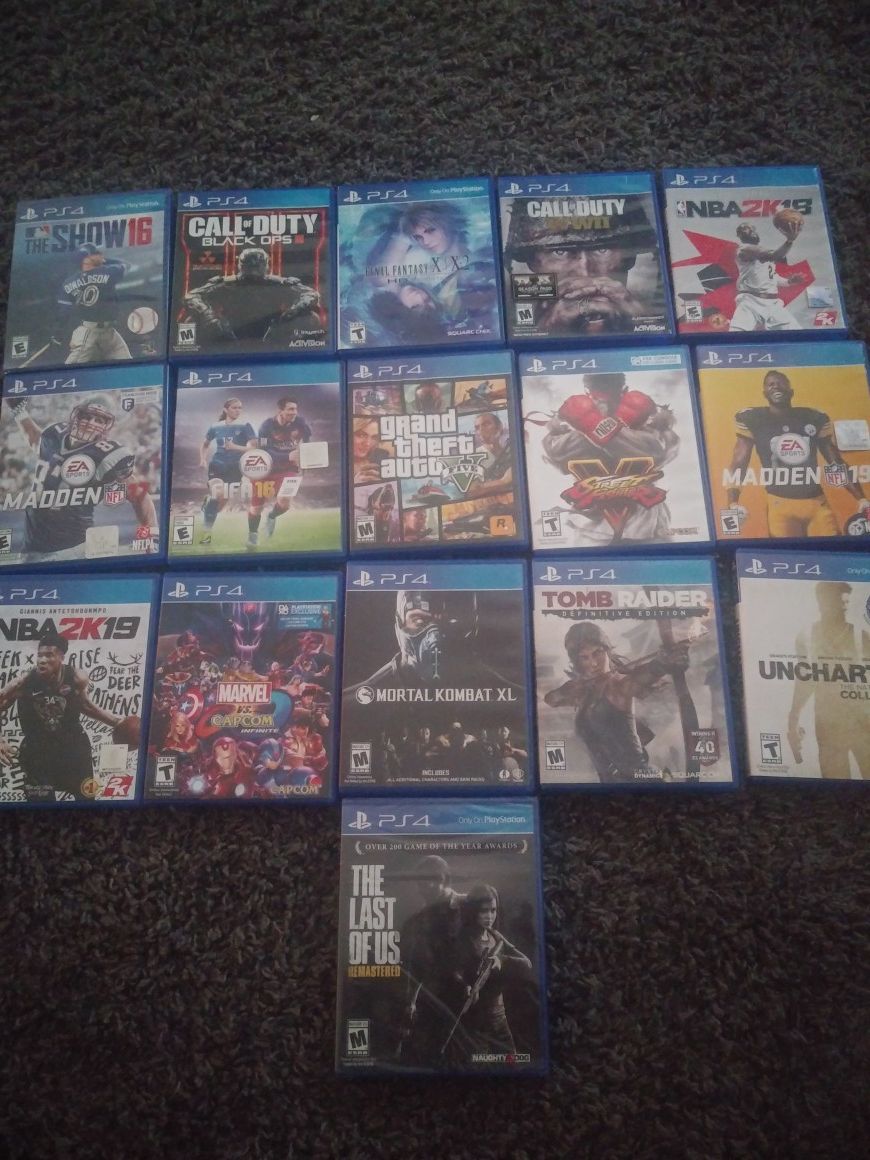 PS4 games