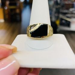 Black Stone Ring