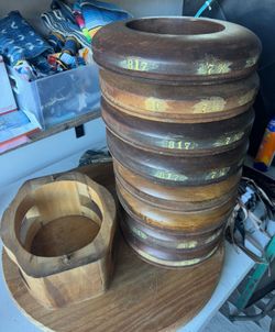Antique Wooden Hat Molds