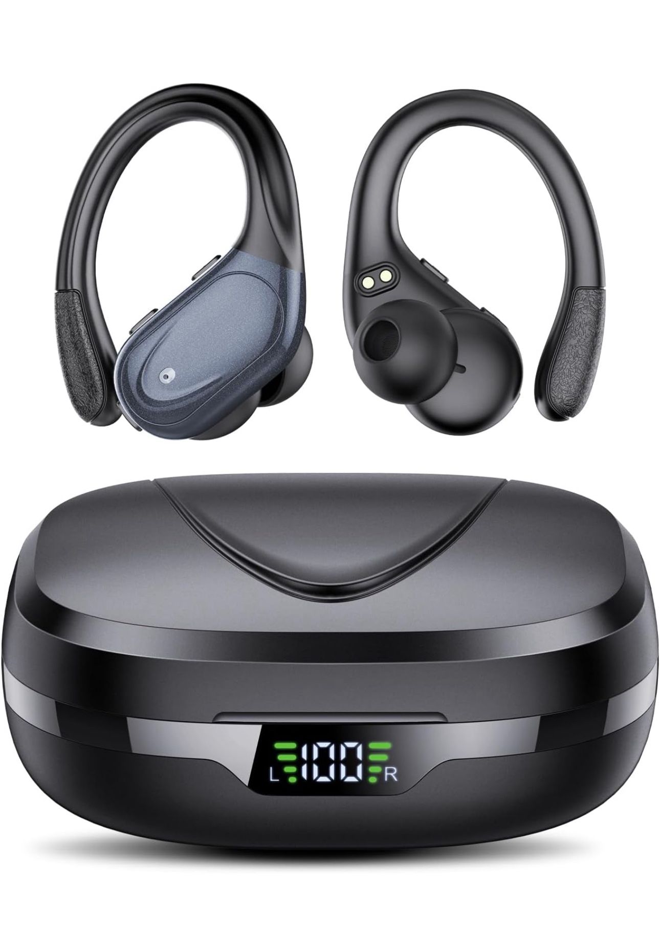 🔥Brand new🔥 Wireless Earbuds Bluetooth 5.3 Sports Wireless Headphones Over-Ear Earbuds, Black 276