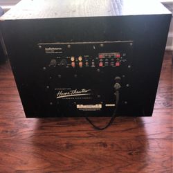 Audio source subwoofer amplifier