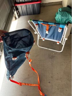 Backpack beach chair
