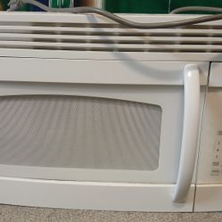 White Over-the-range Microwave