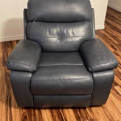 Blue Recliner 