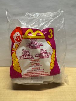 2001 McDonald's Buzz Lightyear Toy #3 Booster Launch NIB