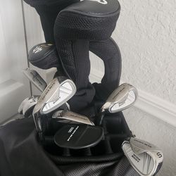 Mixed Golf Club Set with Bag Included 