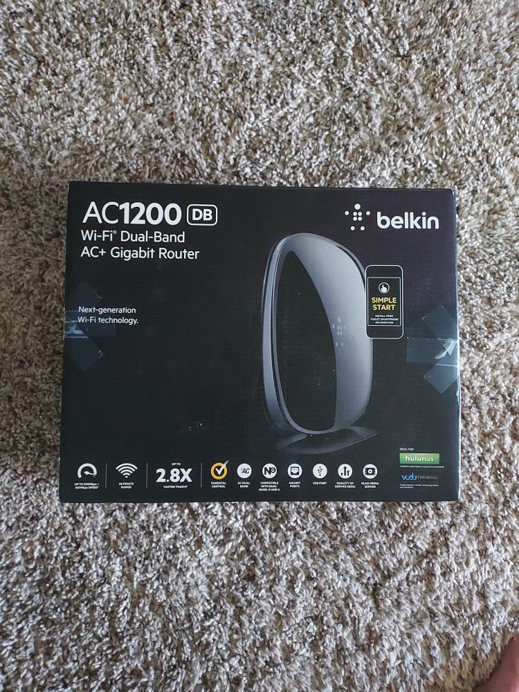 Wi-Fi Router - Belkin AC 1200 Dual-Band