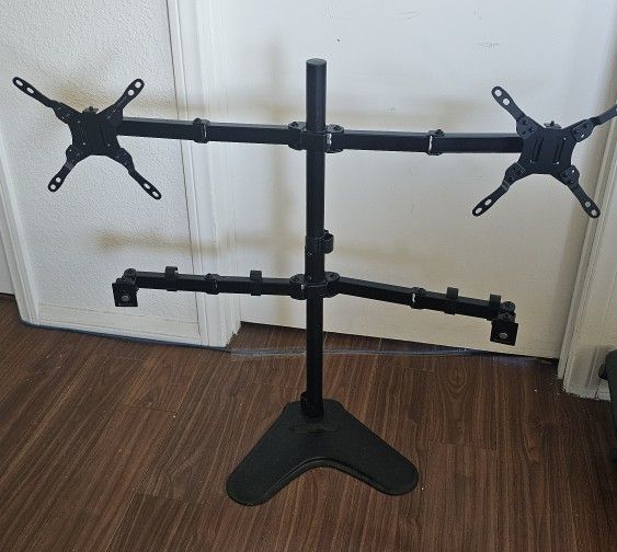 New - Quad Monitor Stand - For Up To  4  - 13' To 32" Inch Monitors - New