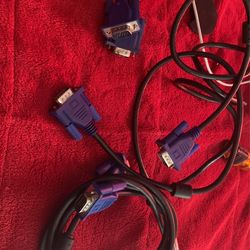 3 VGA Cables 